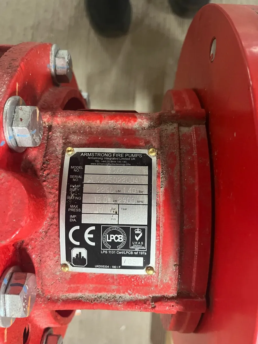 Water pumps 1 Elec 1 Diesel - Image 4