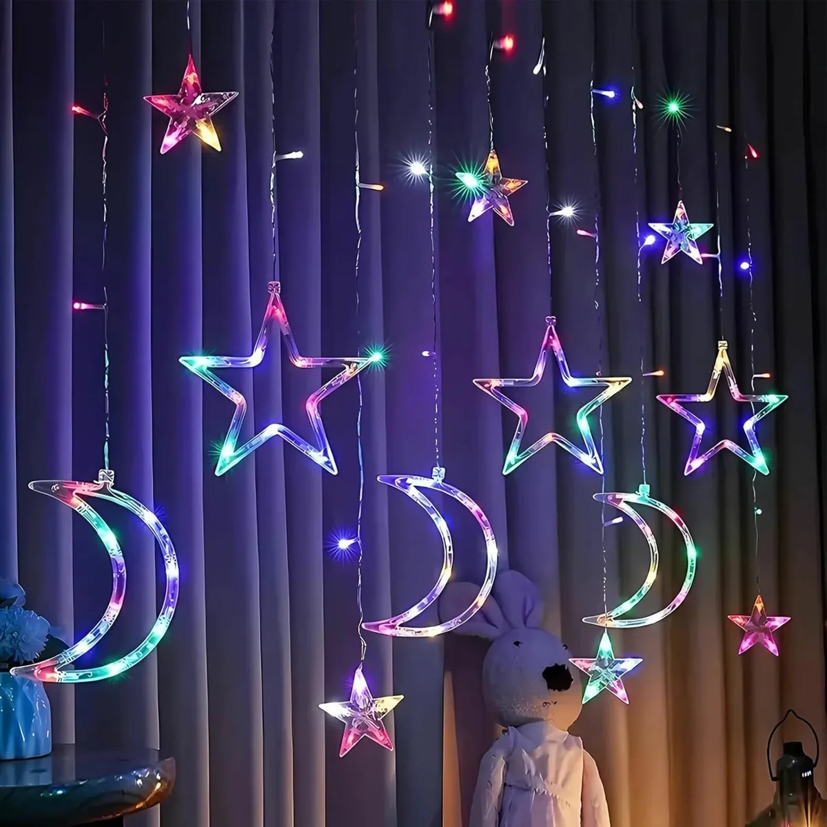 Christmas Window Lights Decorations 138 LED Star - Image 4