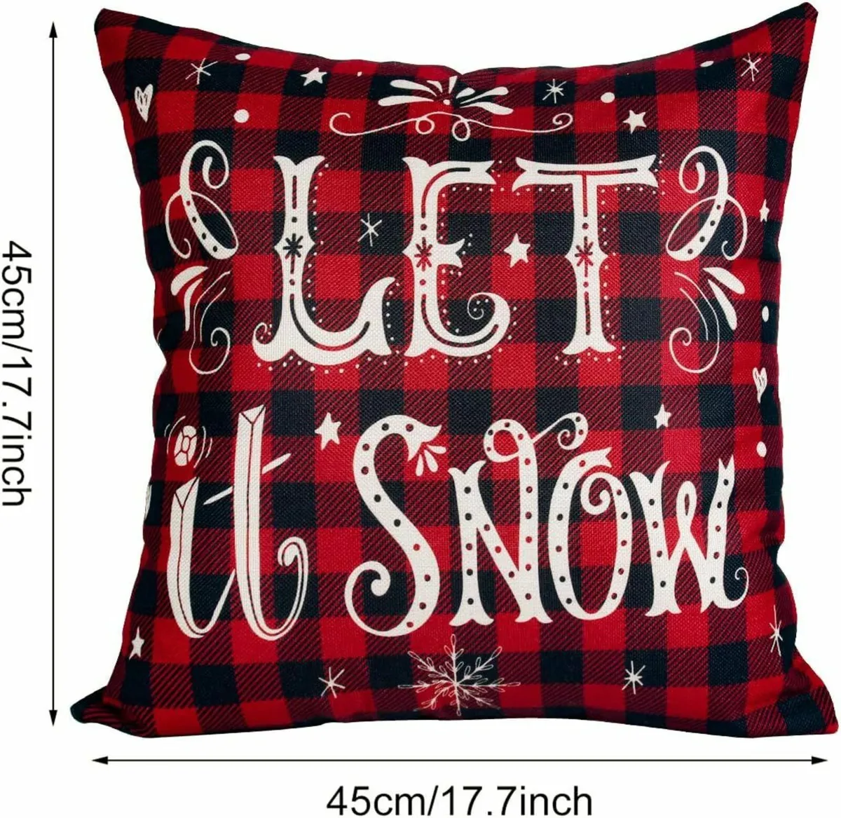 Set of 4 Christmas Cushion Covers  45x45cm - Image 2