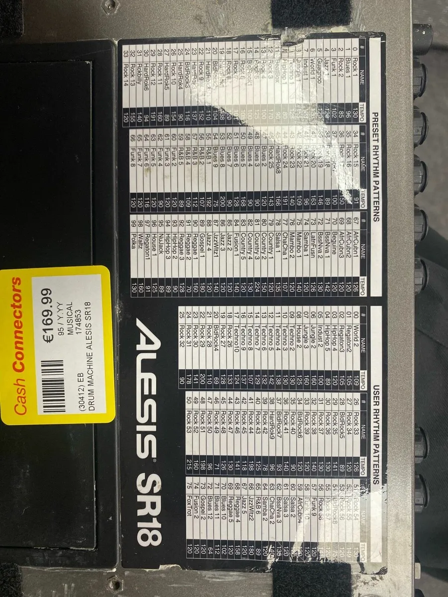 Alesis SR18 Drum Machine - Image 4