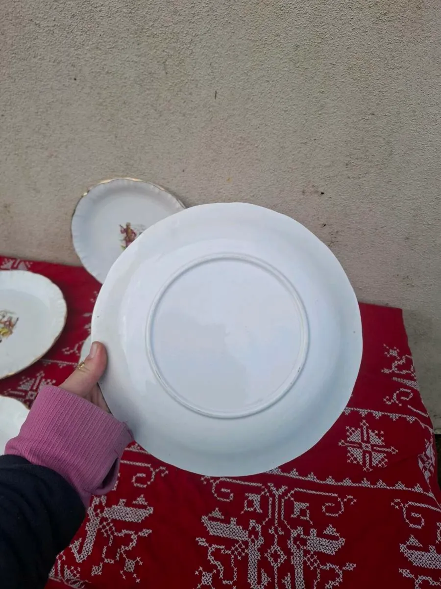 5 ceramic marquises dinner plates postage possible - Image 4