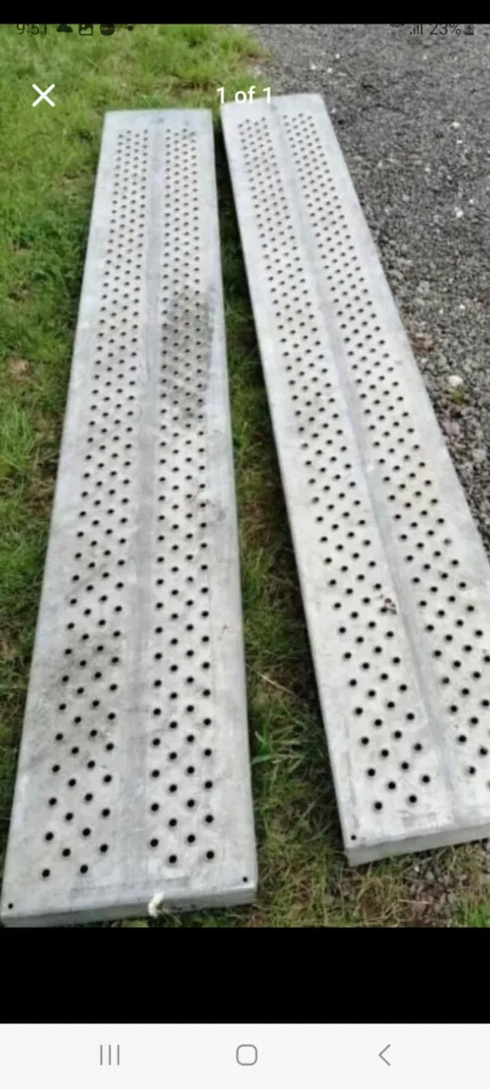 8ft ifor Williams loading ramps rated for 3500kg