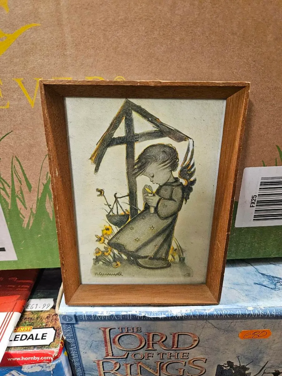 Vintage Retro Hummel Picture - Image 1