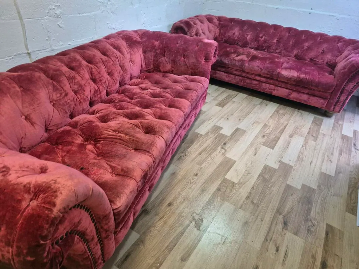 Chesterfield sofas .Delivery - Image 1
