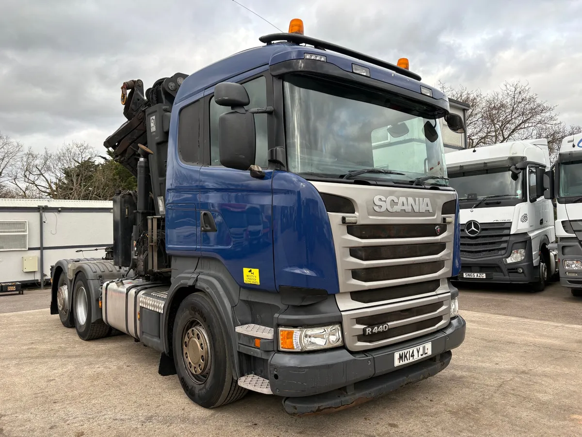 SCANIA R440 WITH 60 TON HIAB CRANE - Image 3