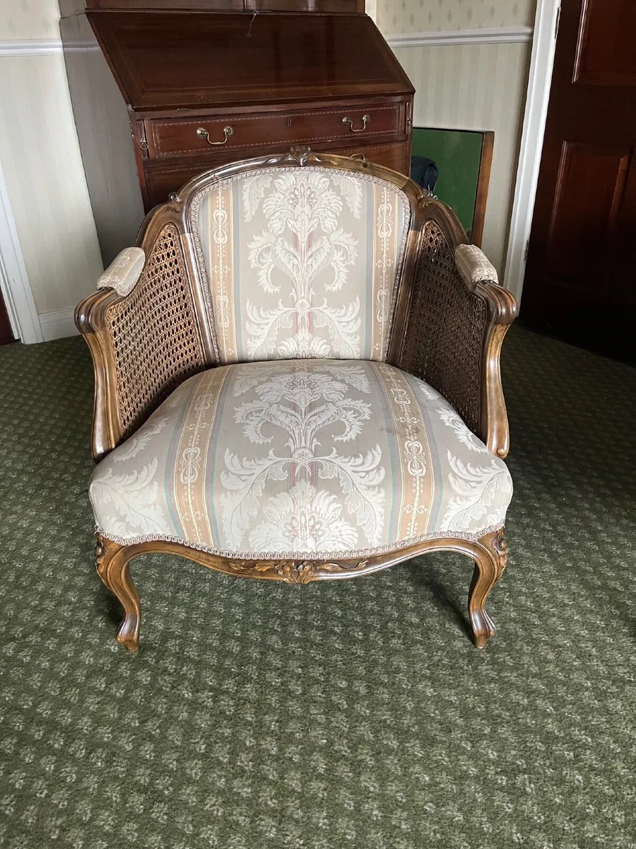 3 piece Bergere suite - Image 4