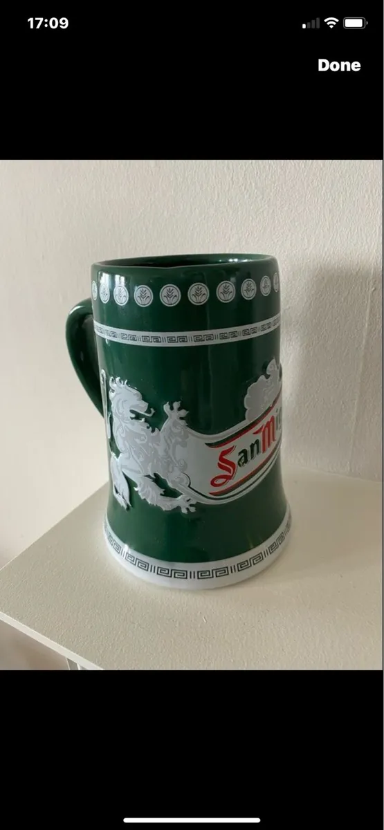Rare San Miguel ceramic tankard - Image 2