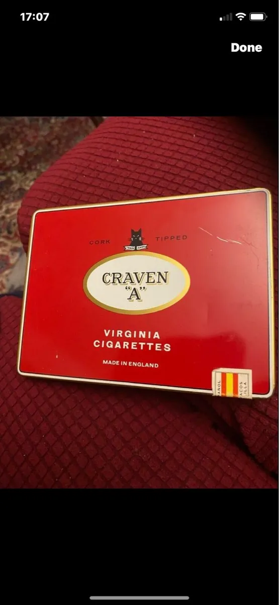Vintage Craven ‘A’ Metal Box - Image 1