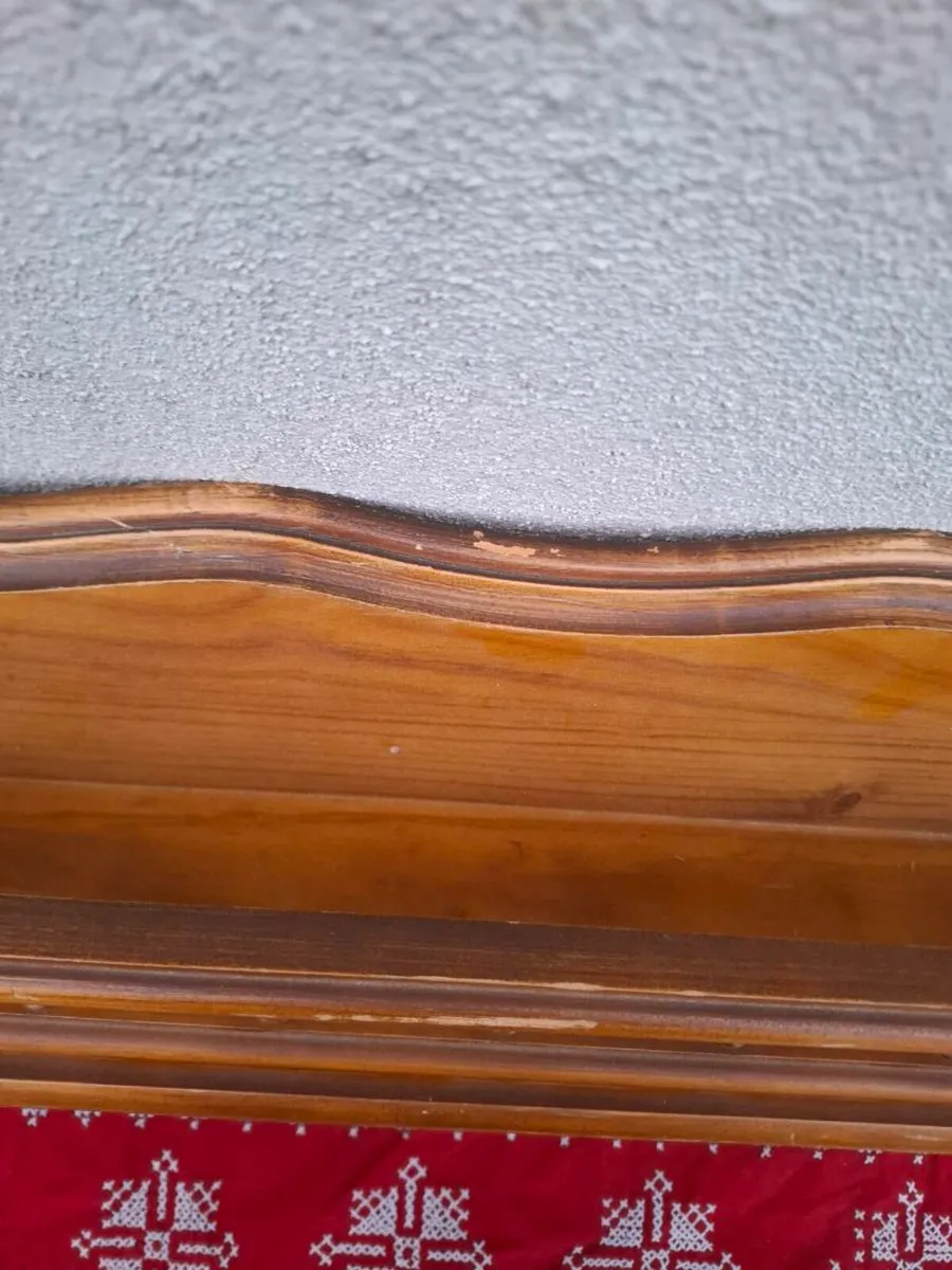 104cm wood shelf coat holder postage possible - Image 3