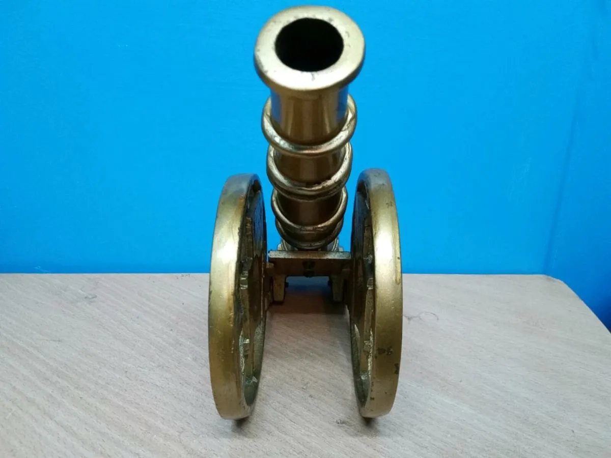 Vintage Cast Iron Ornamental Cannon - Image 2