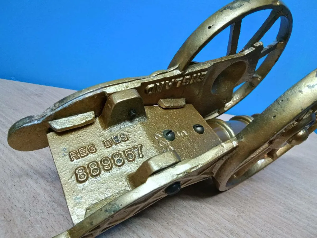 Vintage Cast Iron Ornamental Cannon - Image 4