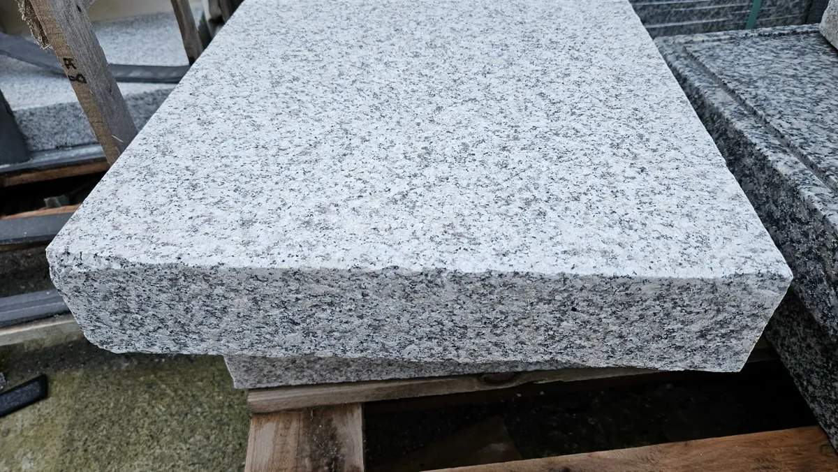 silver granite pier caps at half price - Image 1