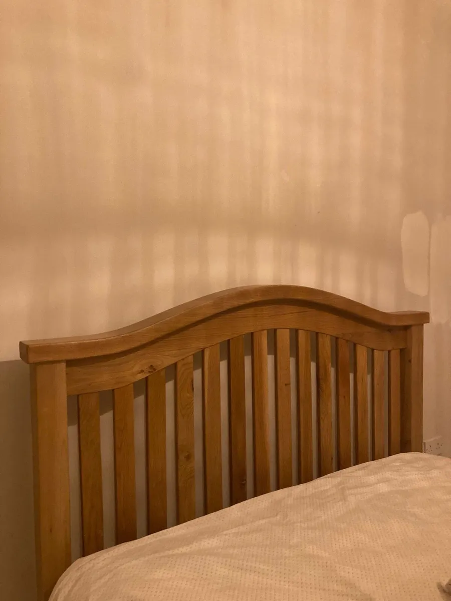 Bed Frame - King Size - Solid Oak - Image 3