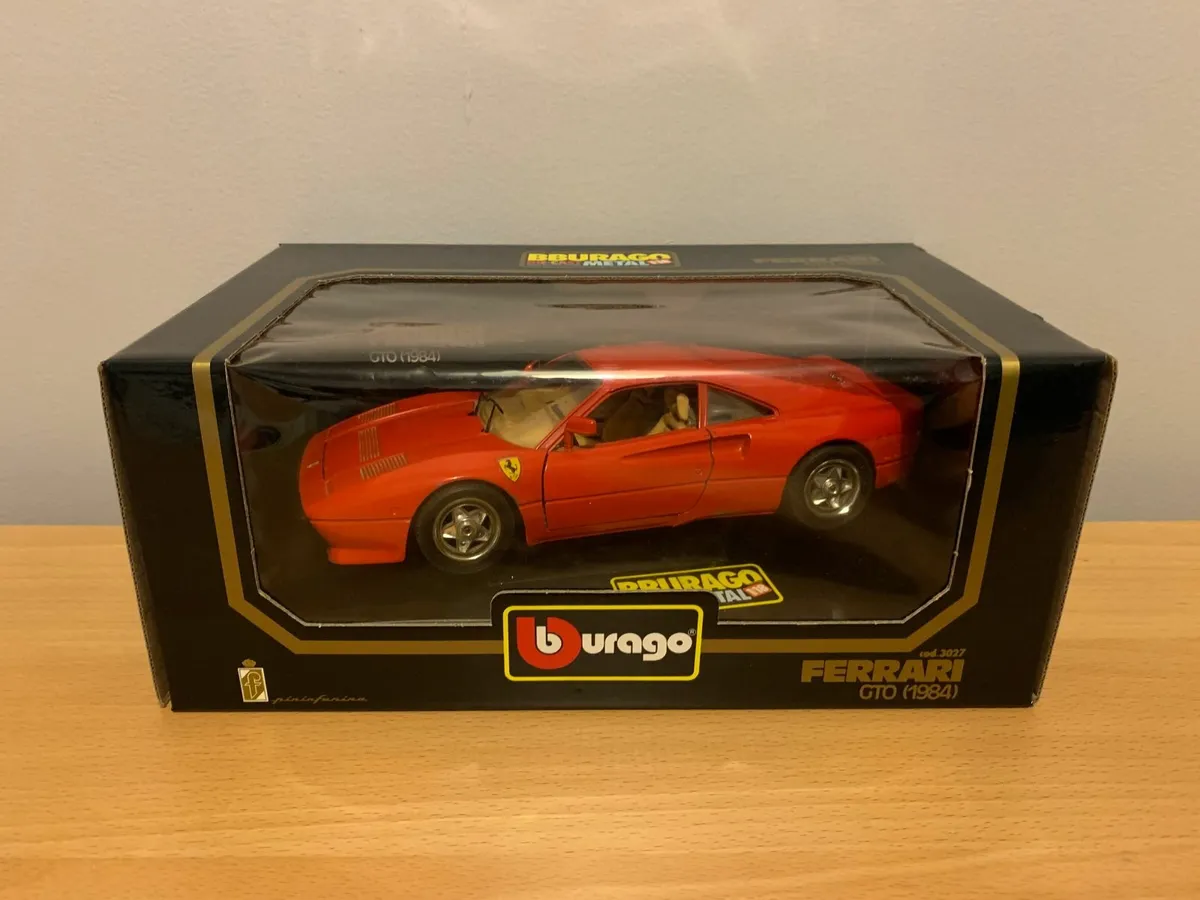 1984 Ferrari GTO 1/18 Burago Model Car - Image 3