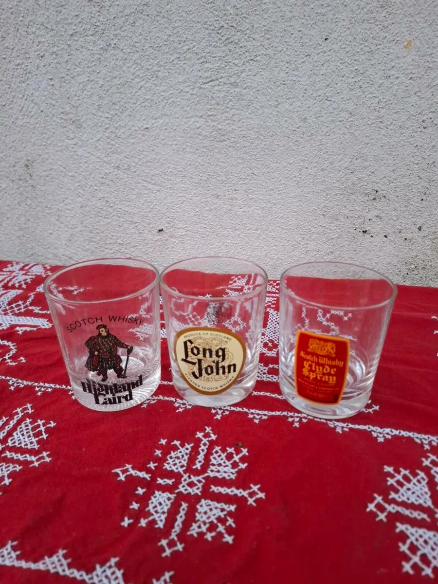 3 whiskey glasses postage possible