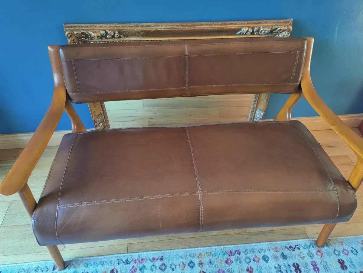 2 seater mid century sofa - Image 3