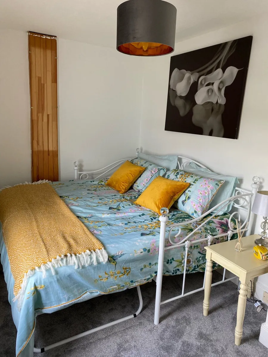 Trundle bed and nearly new mattresses - Image 2