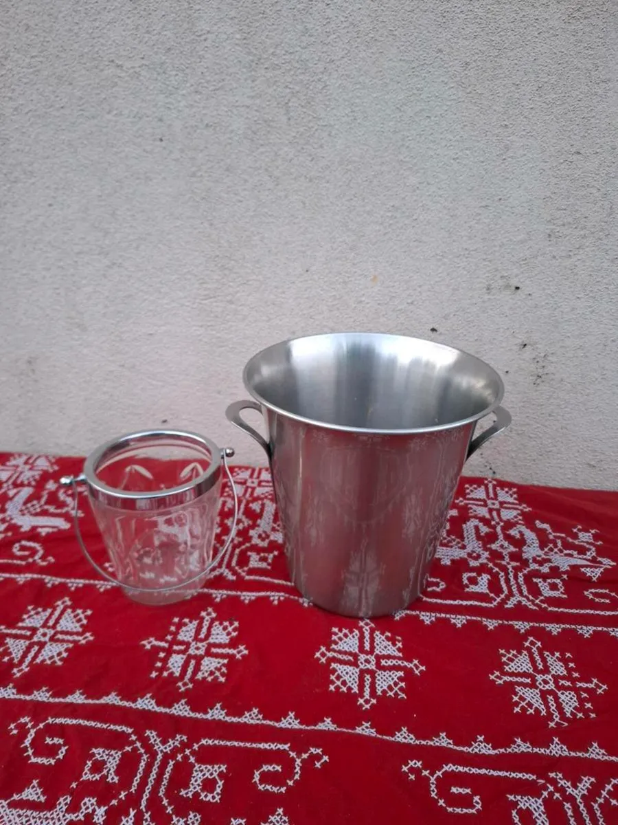 Champagne bucket and ice bucket postage possible - Image 2
