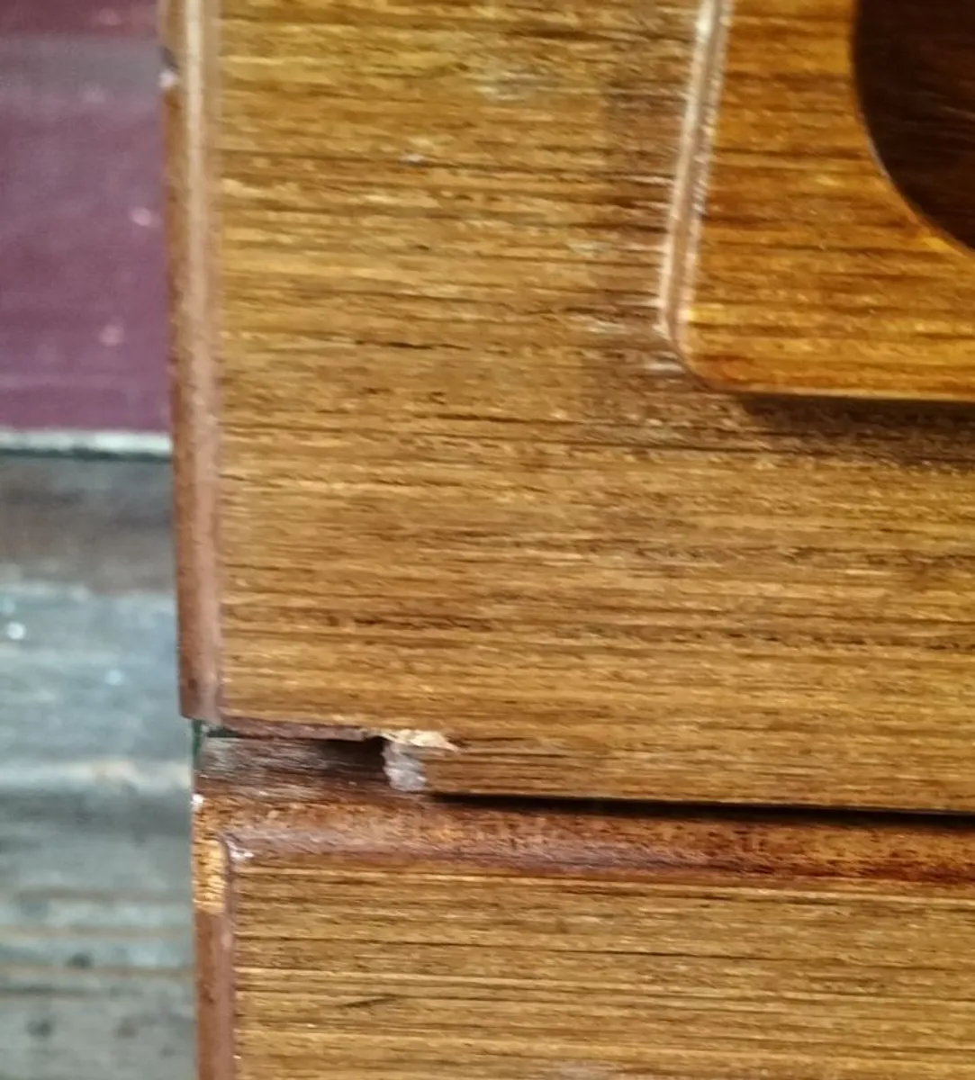 A Retro Schreiber teak chest of 4 long drawers - Image 3