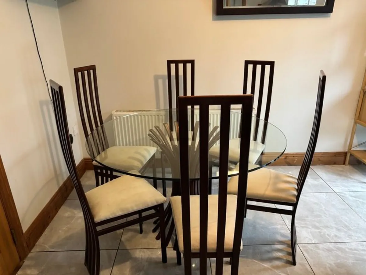 Dining Table and Chairs - Image 1