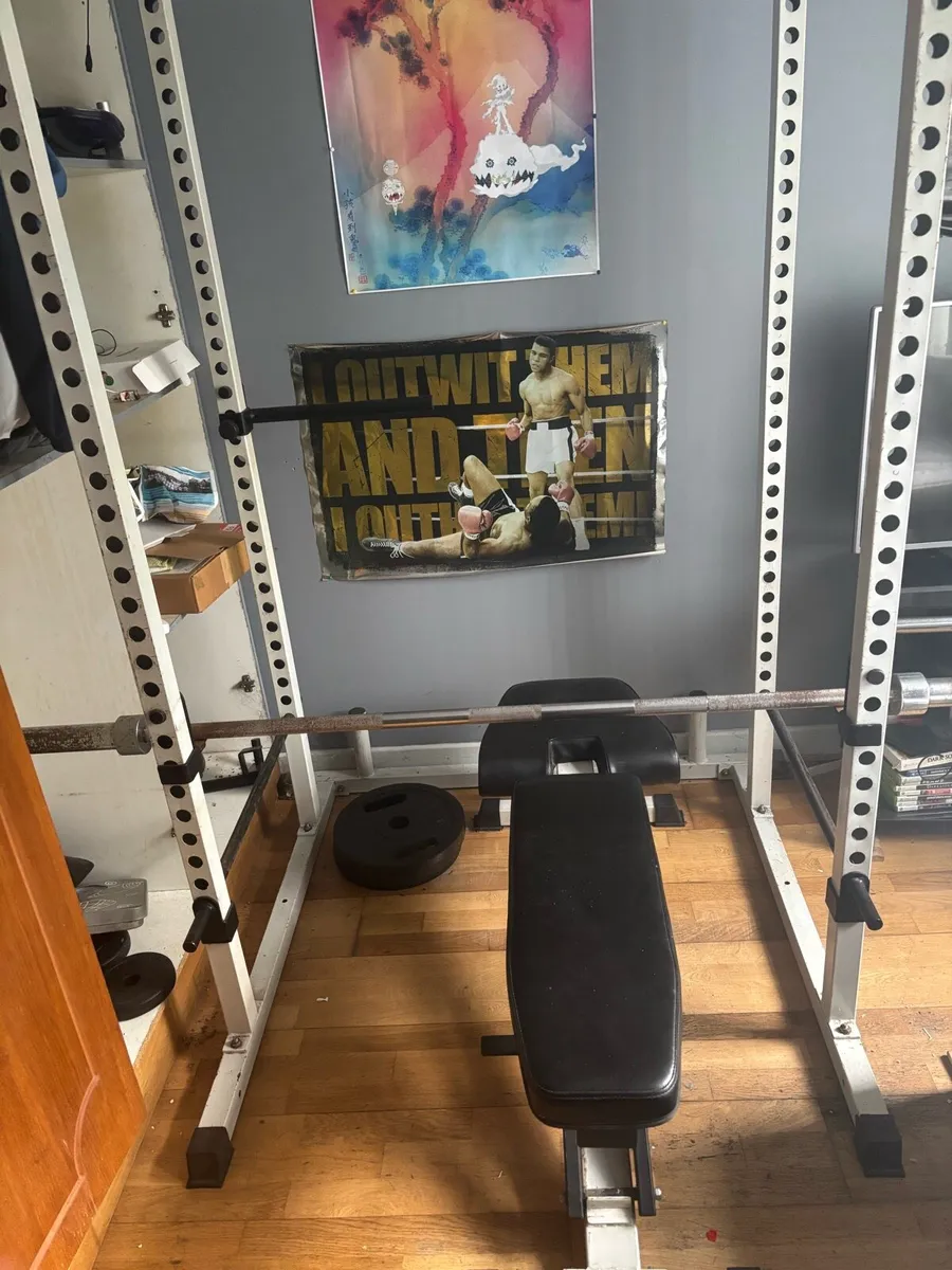 Olympic Bench and Squat Power Rack - Image 1