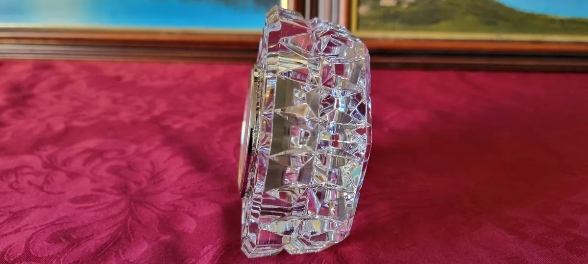 Waterford Crystal Octagonal Clock Made In Ireland - Image 4