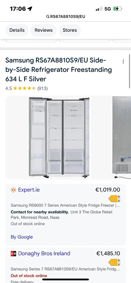 American fridge freezer - Image 3