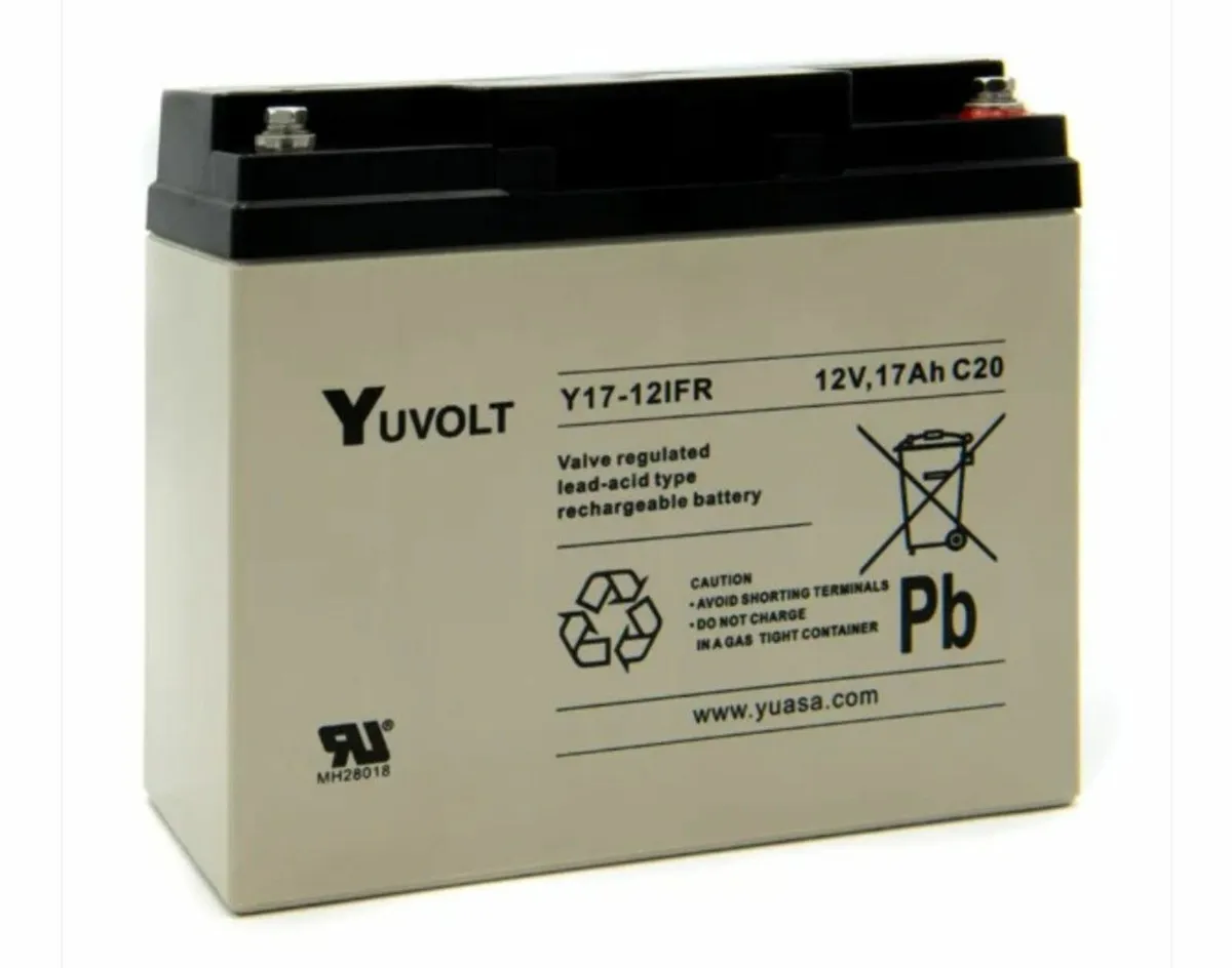 New Yuvolt 12v 17ah battery Yuasa booster pack