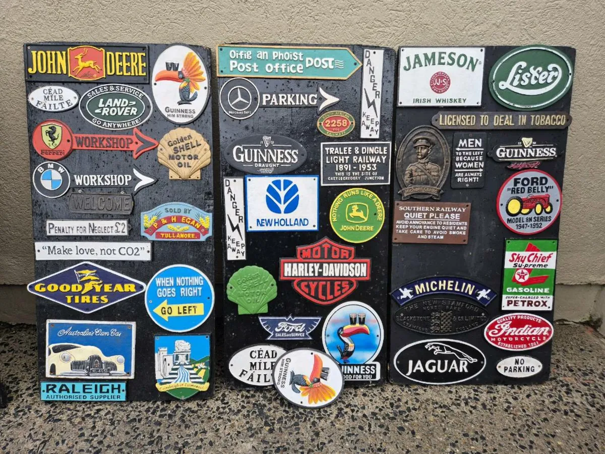 Cast iron  sign - Image 2