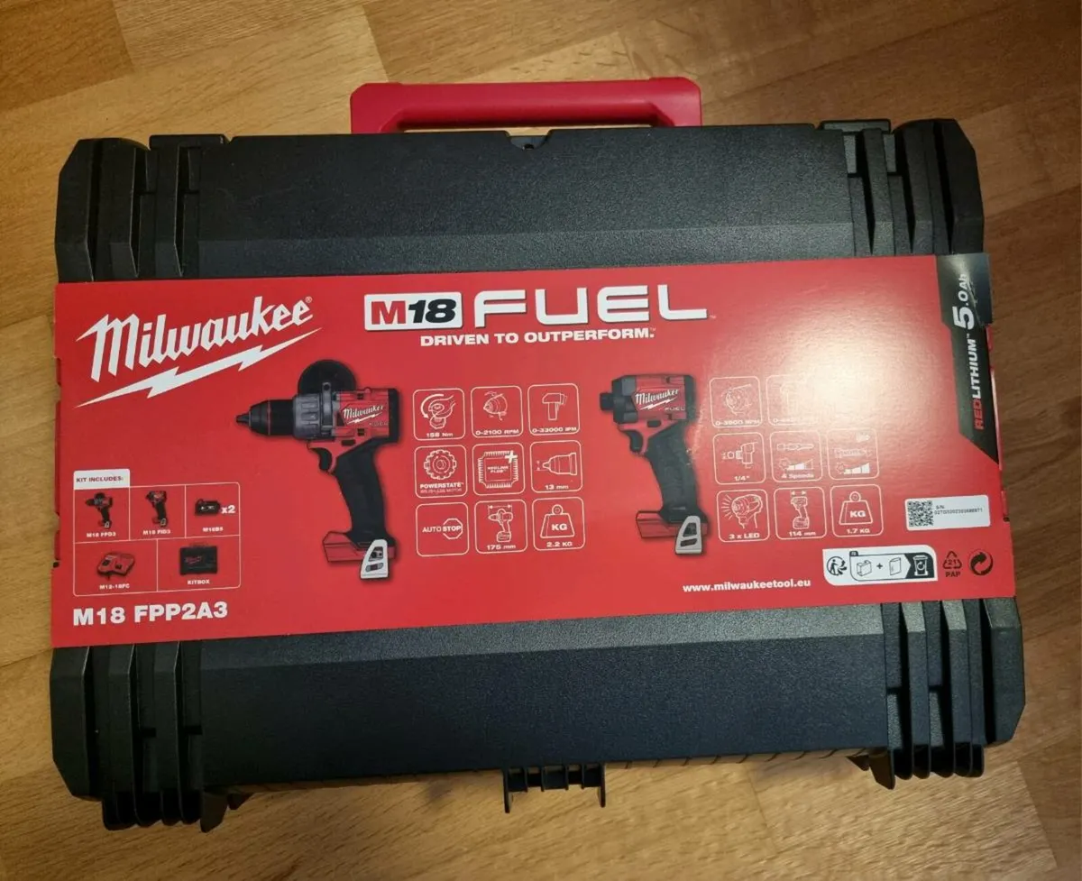 Milwaukee M18 Fuel Gen4 Combi Drill & Impact Kit - Image 4