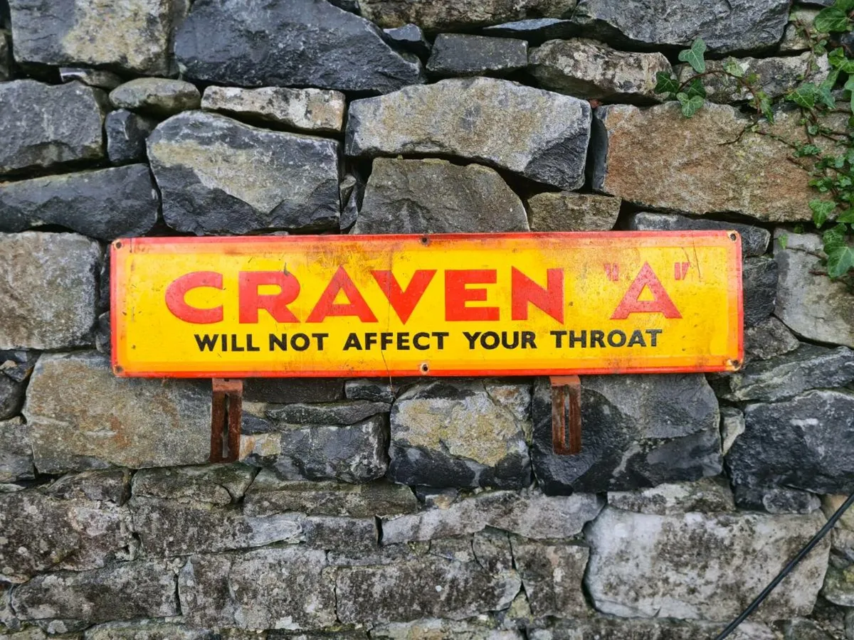 Enamel sign - Image 1