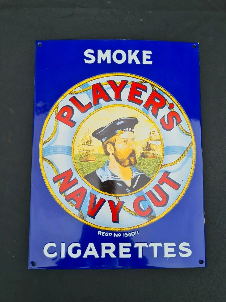 Enamel sign - Image 1