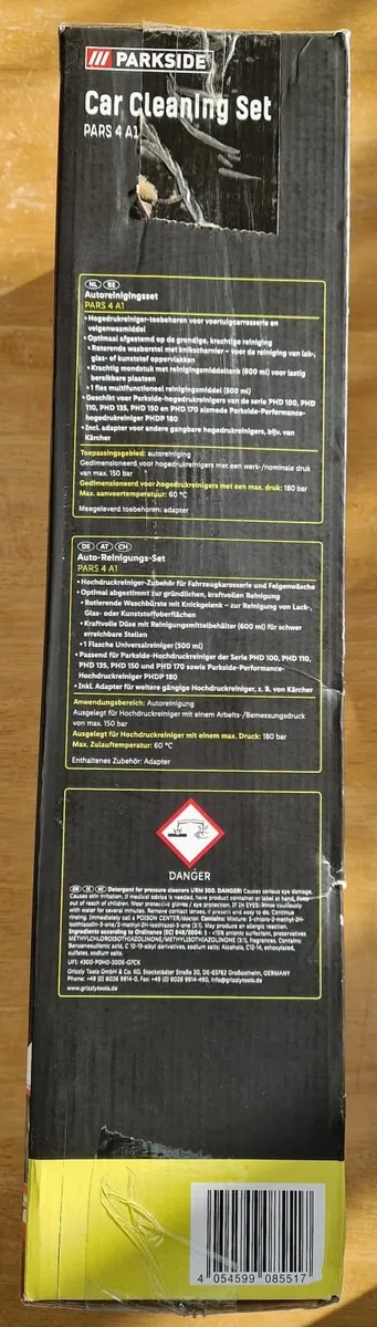 Lidl Parkside Car Cleaning Set - Image 4