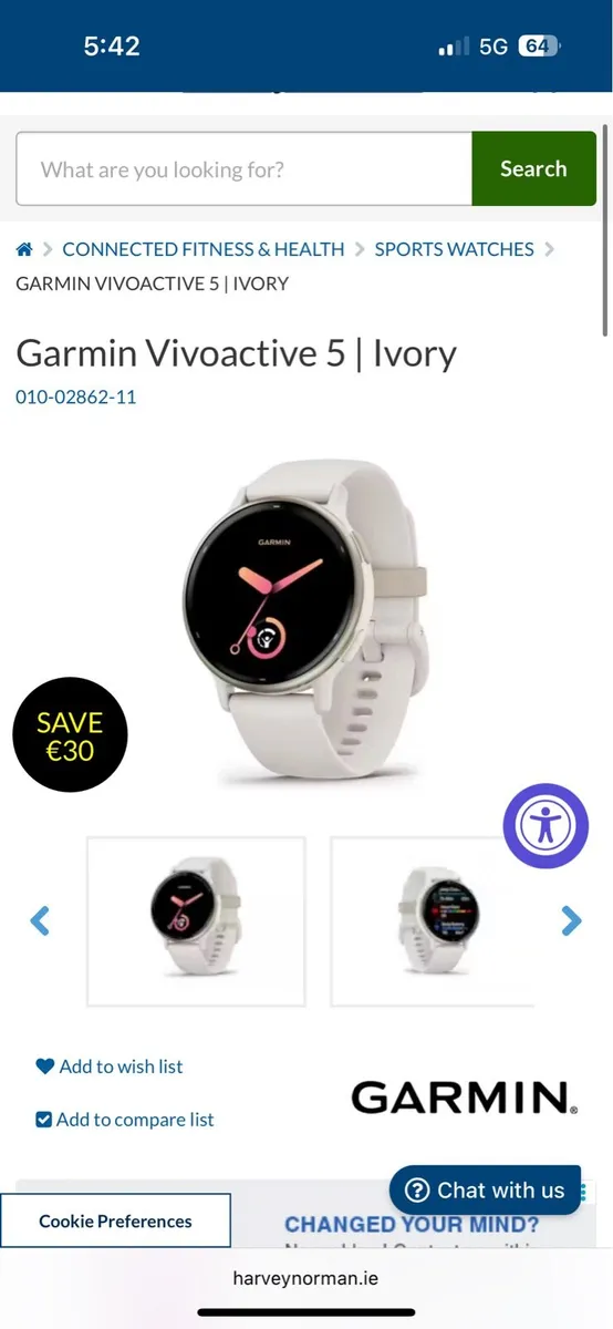 Garmin vivo active 5 - Image 1