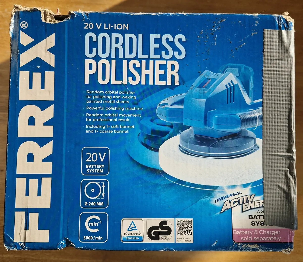 Ferrex Aldi Cordless Polisher 20v LI-ION (Battery/ - Image 4