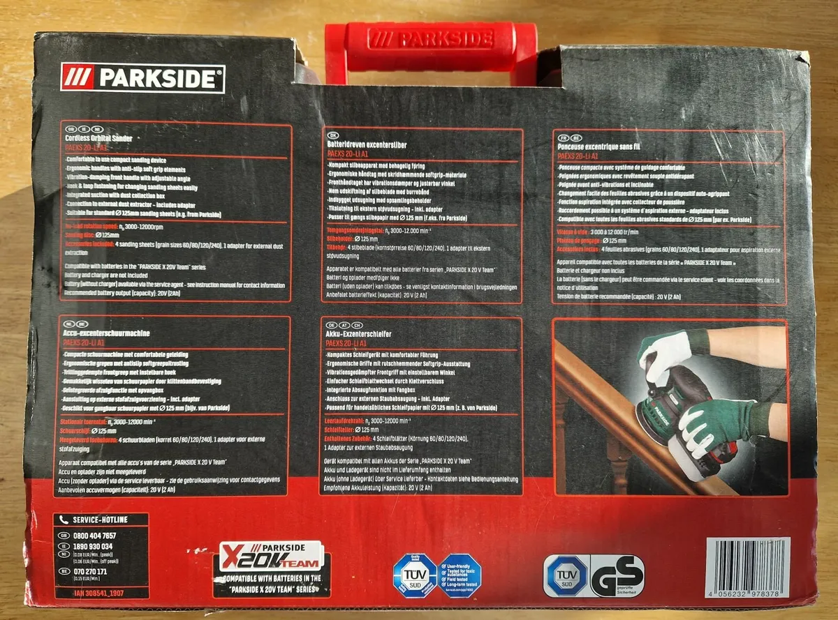 Parkside Lidl Cordless Orbital Sander - Image 2