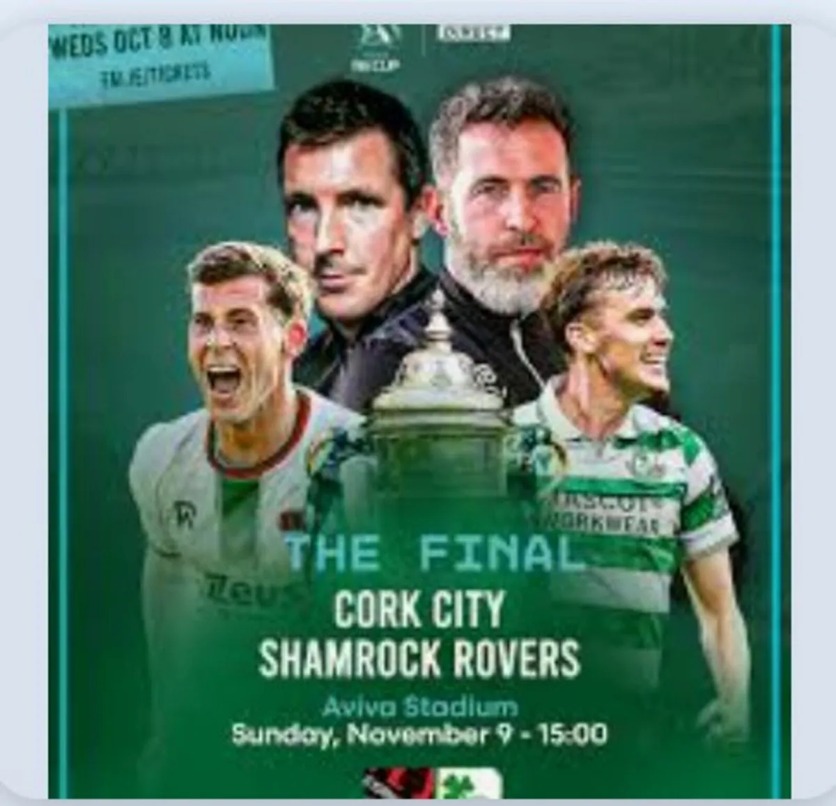 Cork City v Shamrock Rovers Family Ticket