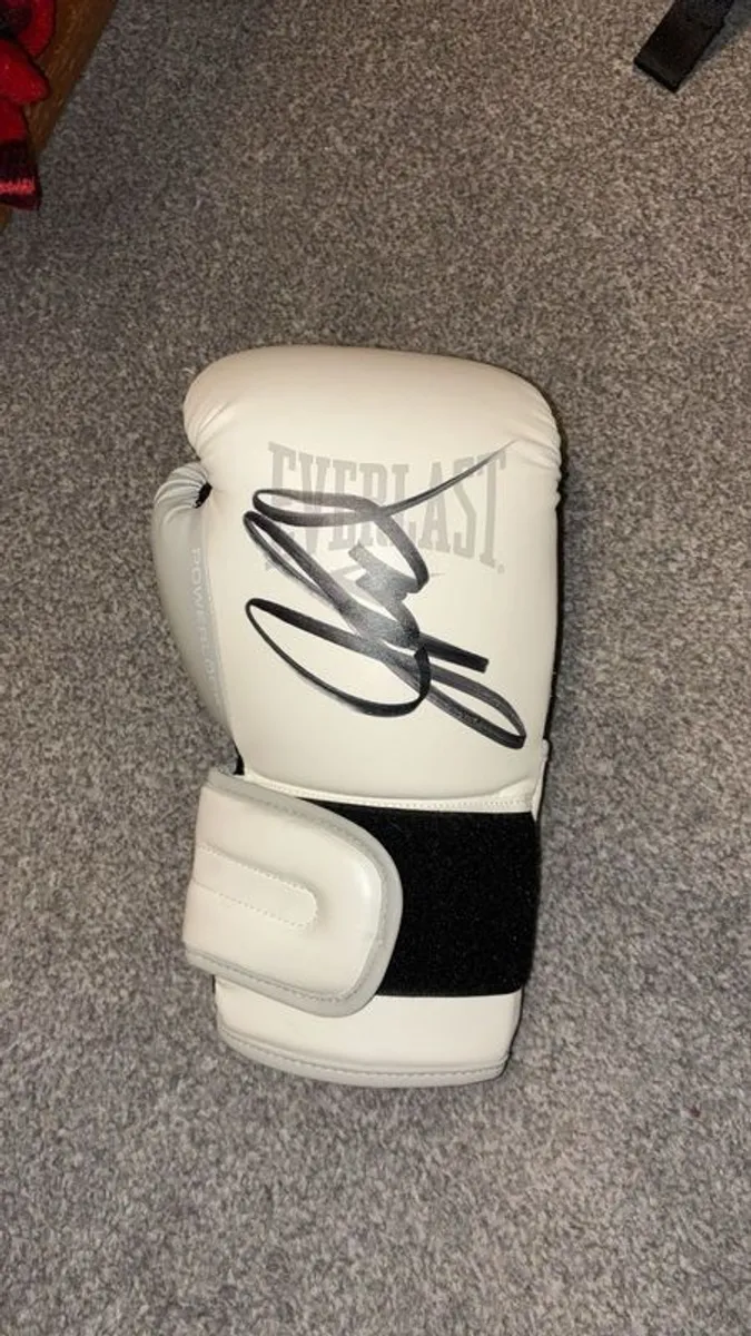 Signed Jake Paul boxing glove