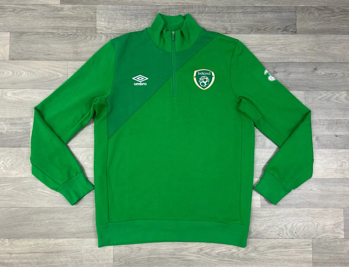 Umbro Ireland Half Zip Jumper Mens Large - Image 1
