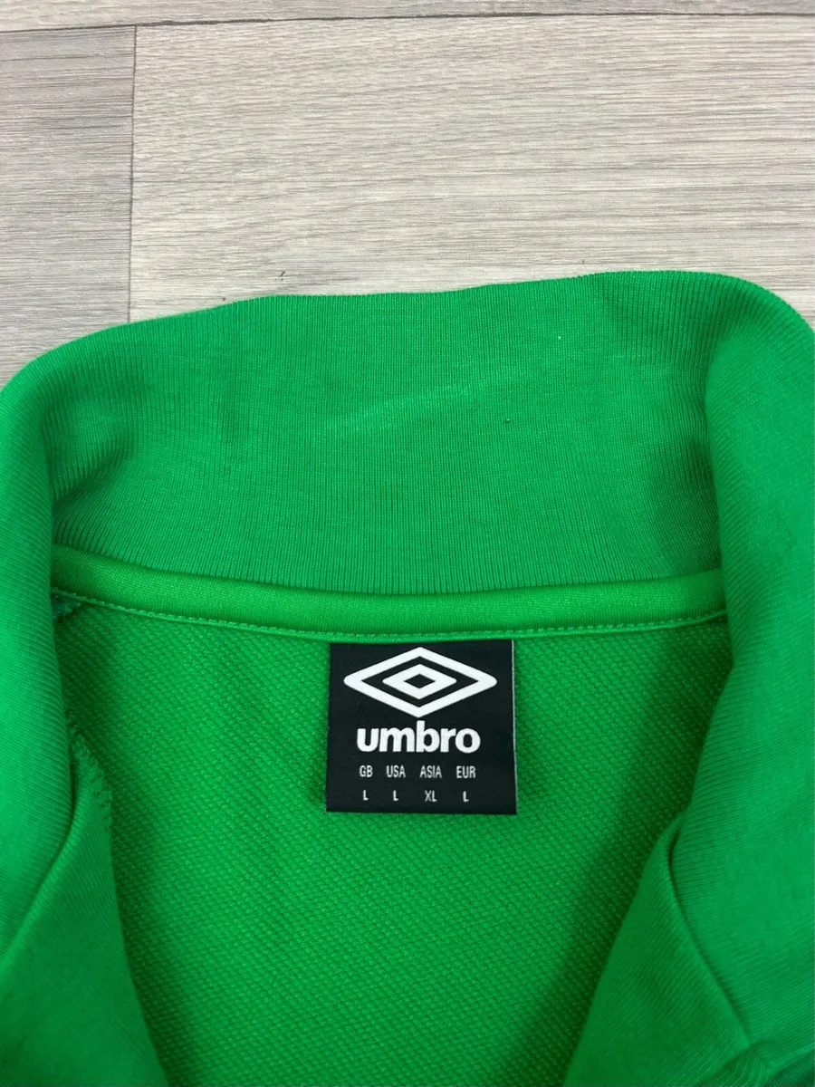Umbro Ireland Half Zip Jumper Mens Large - Image 4