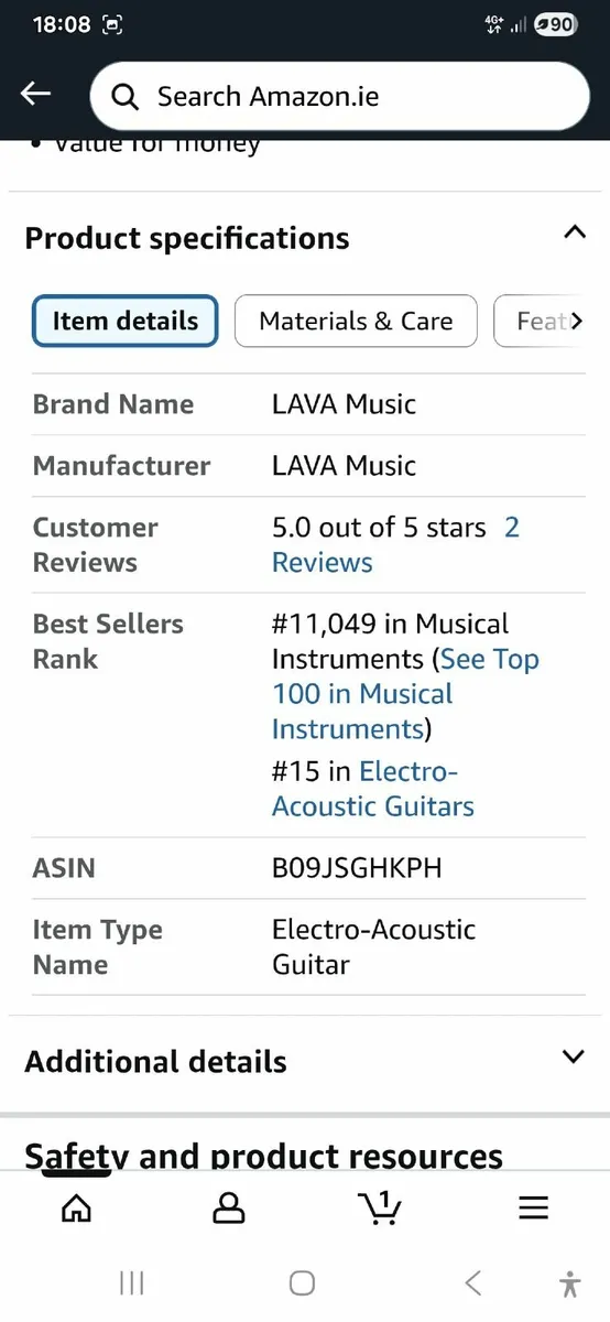 Lava M.E.PLAY Smart Guitar... - Image 4