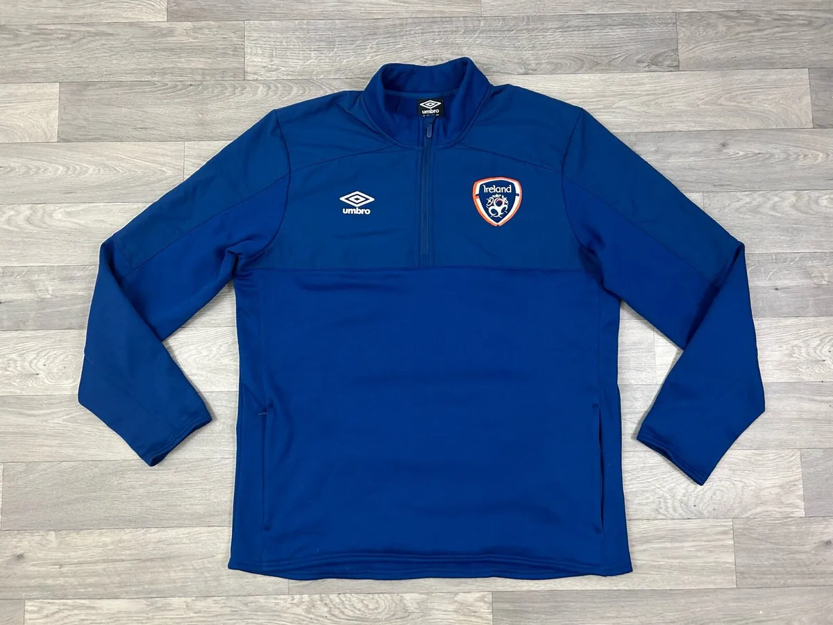Umbro Ireland Half Zip Fleece Jumper Mens XL - Image 1