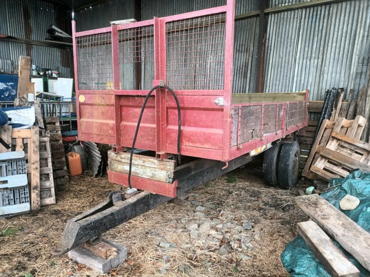 Tipping trailer 12'6"×7' - Image 1