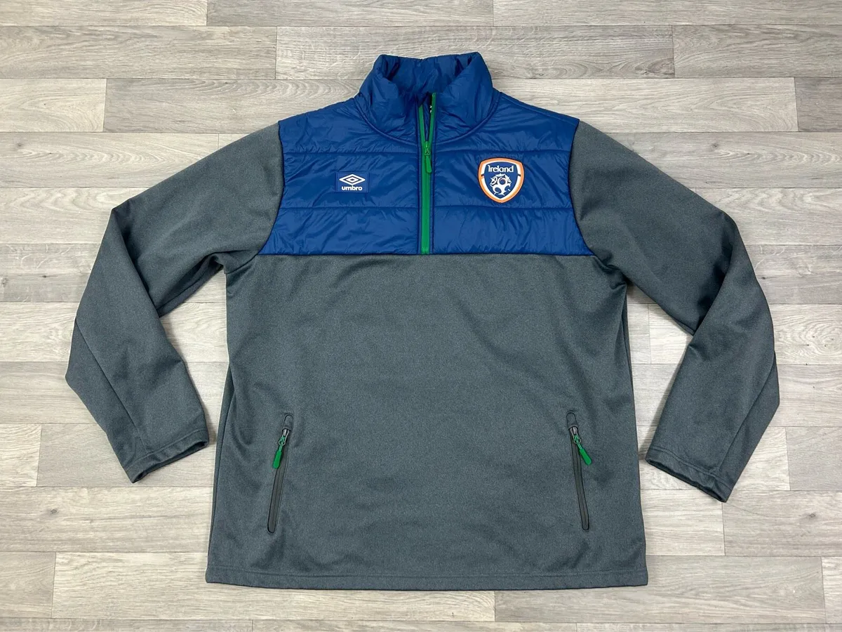 Umbro Ireland Half Zip Jacket Mens 4XL - Image 1