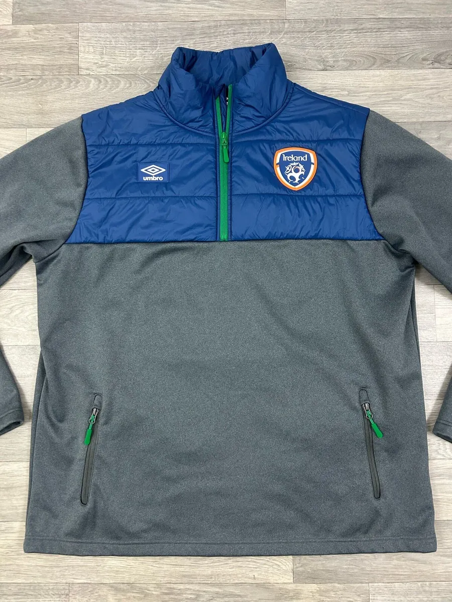 Umbro Ireland Half Zip Jacket Mens 4XL - Image 2