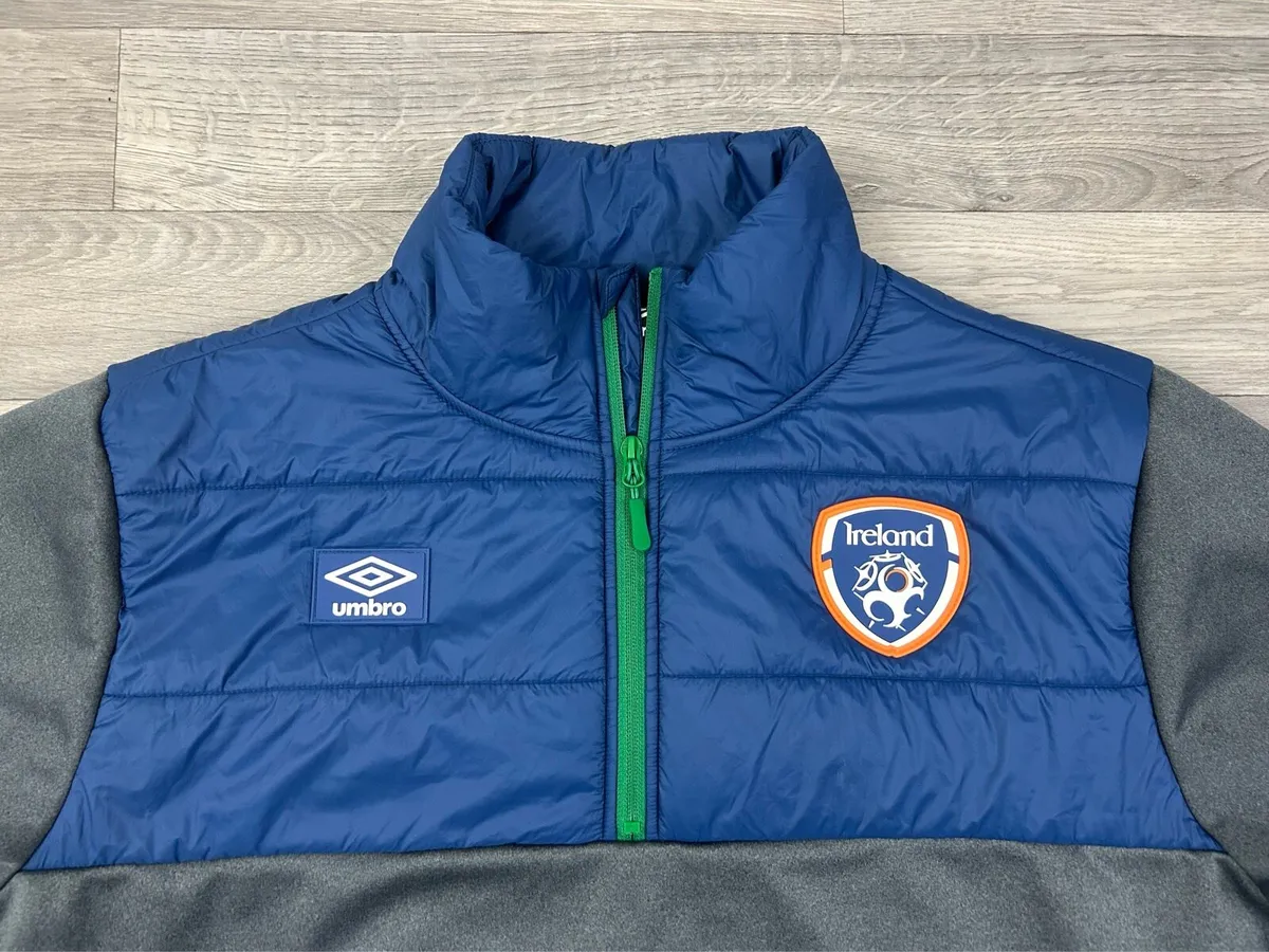 Umbro Ireland Half Zip Jacket Mens 4XL - Image 3
