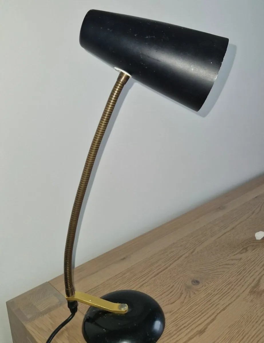 Vintage gooseneck table lamp - Image 2