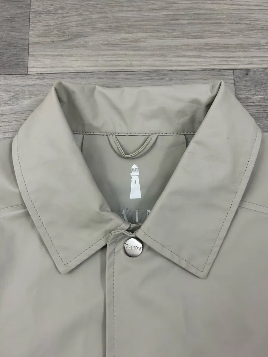 Rains Waterproof Rain Jacket Mens S/M - Image 4