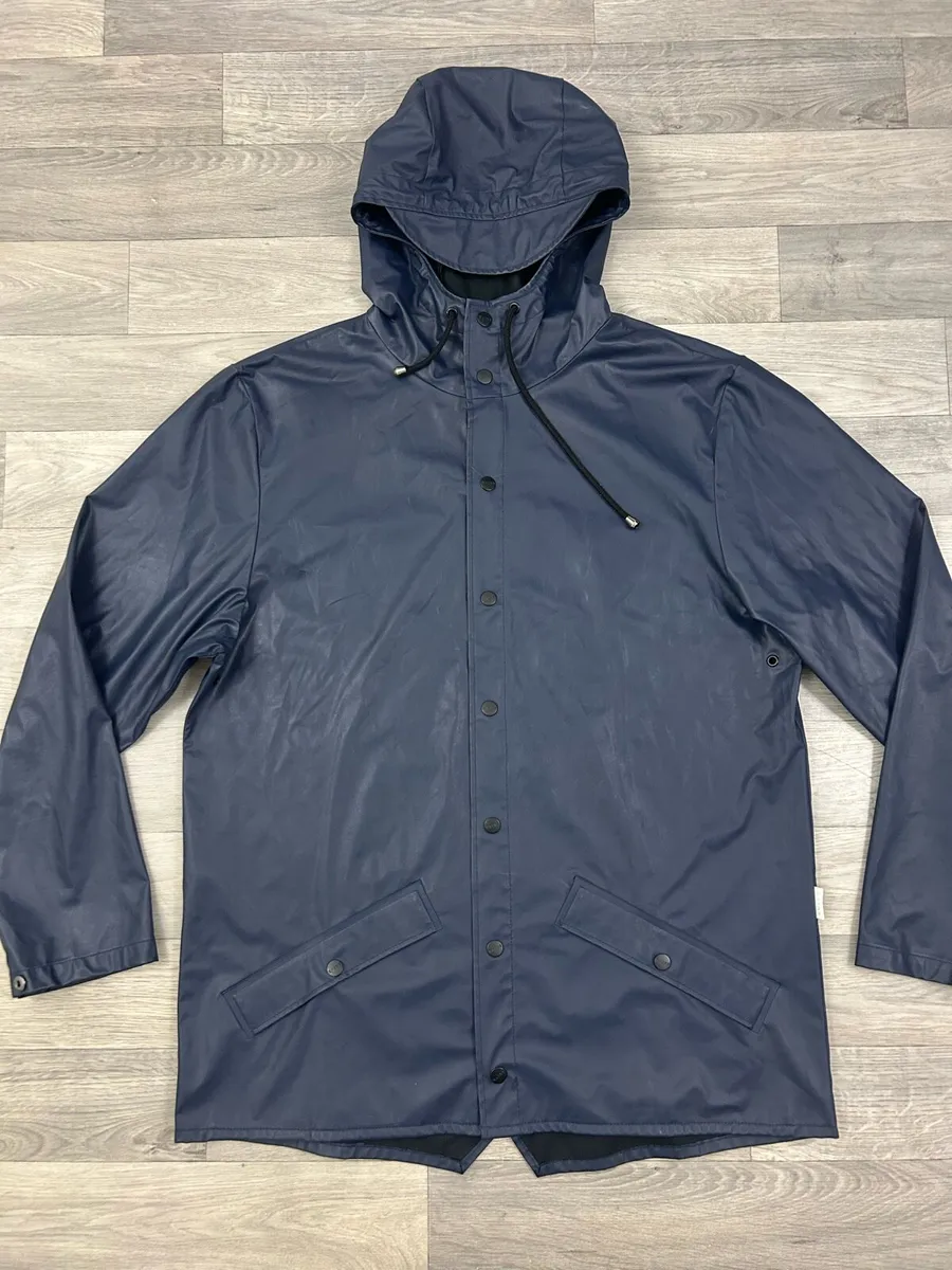 Rains Waterproof Rain Jacket Mens M/L - Image 2
