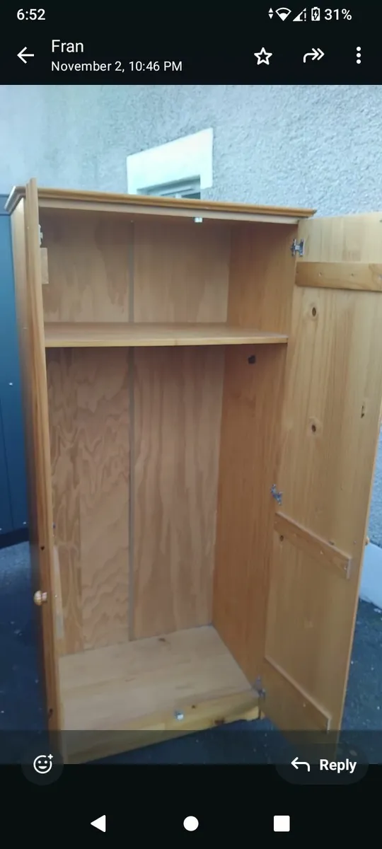 Pine wardrobe - Image 2